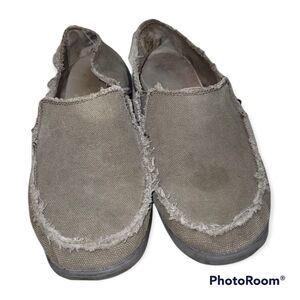 Crocs Canvas Loafers Size 11 Santa Cruz